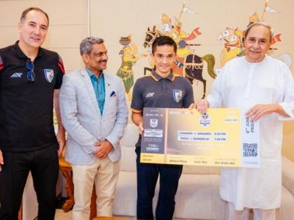 Intercontinental Cup: Odisha CM Naveen Patnaik buys first ticket for 2023 edition | Intercontinental Cup: Odisha CM Naveen Patnaik buys first ticket for 2023 edition Intercontinental Cup: Odisha CM Naveen Patnaik buys first ticket for 2023 edition | Intercontinental Cup: Odisha CM Naveen Patnaik buys first ticket for 2023 edition