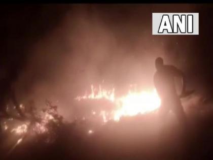 Chhattisgarh: Officials struggle to douse forest fire amid workers' strike | Chhattisgarh: Officials struggle to douse forest fire amid workers' strike