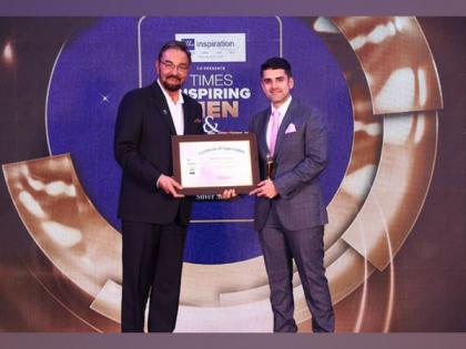 Shrenik Ghodawat wins Times Group 'Young Business Tycoon 2021' Award | Shrenik Ghodawat wins Times Group 'Young Business Tycoon 2021' Award