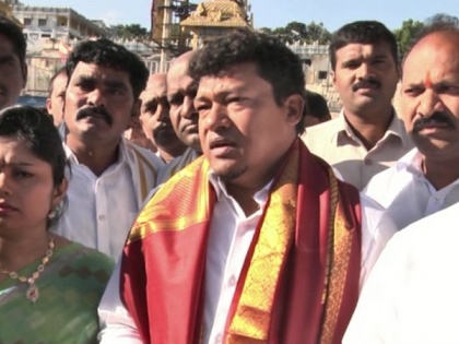 Andhra Minister visits Tirumala; prays for early completion of Polavaram project | Andhra Minister visits Tirumala; prays for early completion of Polavaram project