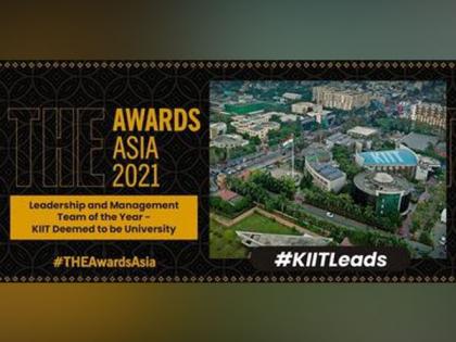 KIIT wins 'THE Awards Asia 2021' in 'Leadership and Management Team of the Year' Category | KIIT wins 'THE Awards Asia 2021' in 'Leadership and Management Team of the Year' Category