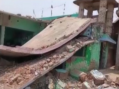 Madarsa building damaged in blast in Bihar's Banka | Madarsa building damaged in blast in Bihar's Banka