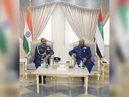 IAF chief RKS Bhadauria calls on UAE Air Force Commander, holds talks to strengthen relationship between forces | IAF chief RKS Bhadauria calls on UAE Air Force Commander, holds talks to strengthen relationship between forces