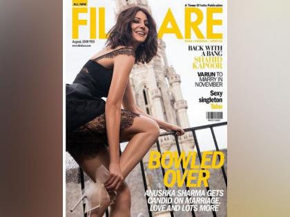 Anushka Sharma goes spunky in black for latest magazine cover | Anushka Sharma goes spunky in black for latest magazine cover
