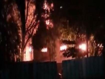Fire breaks out at plastic manufacturing factory in Maharashtra's Thane | Fire breaks out at plastic manufacturing factory in Maharashtra's Thane