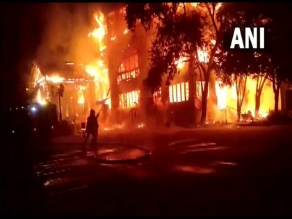 Telangana: Secunderabad Gymkhana Club fire brought under control | Telangana: Secunderabad Gymkhana Club fire brought under control