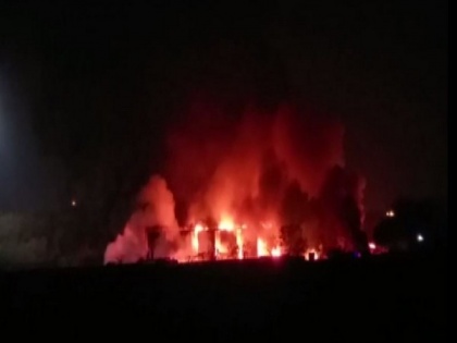 Fire at petro products storage unit in Raipur | Fire at petro products storage unit in Raipur