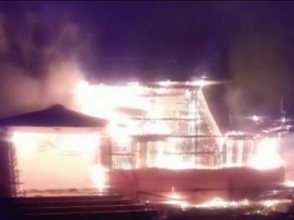 Fire breaks out at Geeta Kutir Ashram in Uttarakhand's Rudraprayag | Fire breaks out at Geeta Kutir Ashram in Uttarakhand's Rudraprayag