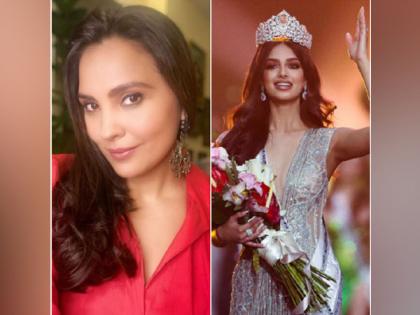 Lara Dutta wishes a 'glorious reign' to Miss Universe 2021 Harnaaz Sandhu | Lara Dutta wishes a 'glorious reign' to Miss Universe 2021 Harnaaz Sandhu