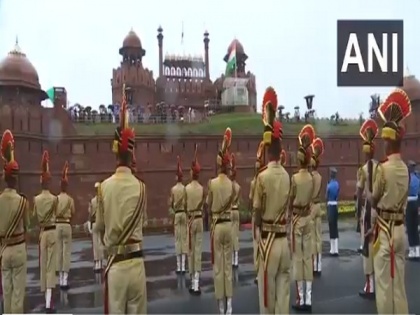 Ahead of Independence Day celebrations, full dress rehearsals performed at Red Fort | Ahead of Independence Day celebrations, full dress rehearsals performed at Red Fort