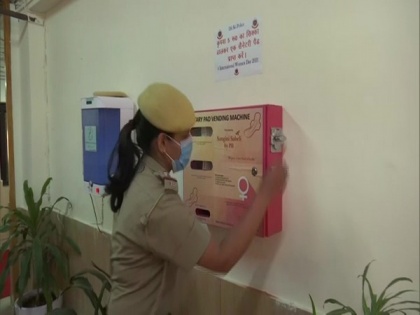 In a first, sanitary napkin vending machine installed at Delhi's RK Puram police station | In a first, sanitary napkin vending machine installed at Delhi's RK Puram police station
