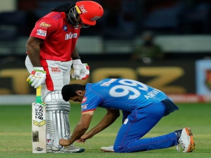 IPL 13: Tie both his feet together, Ashwin teases Chris Gayle | IPL 13: Tie both his feet together, Ashwin teases Chris Gayle