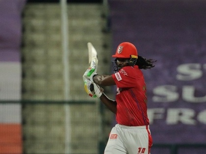 IPL 13: Gayle's 99-run knock guides KXIP to 185/4 against RR | IPL 13: Gayle's 99-run knock guides KXIP to 185/4 against RR