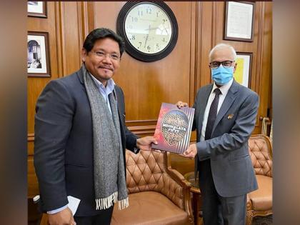 Meghalaya CM meets Union Home Secretary over peace talks with banned HNLC outfit | Meghalaya CM meets Union Home Secretary over peace talks with banned HNLC outfit