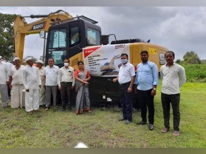 Sany steps up CSR activities, supplies excavator for pond construction | Sany steps up CSR activities, supplies excavator for pond construction