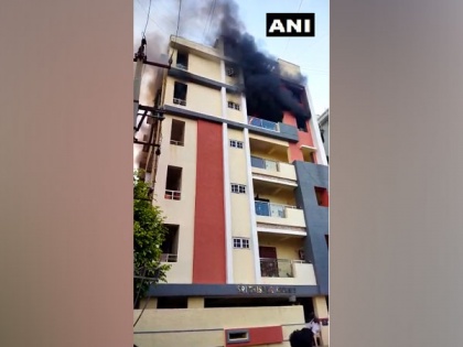 Andhra: Fire breaks out at apartment in Tirupati, no casualty reported | Andhra: Fire breaks out at apartment in Tirupati, no casualty reported