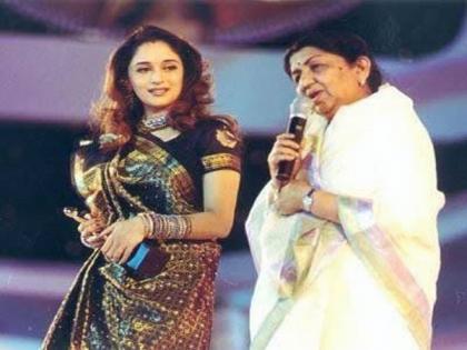 Madhuri Dixit expresses grief on Lata Mangeshkar's demise | Madhuri Dixit expresses grief on Lata Mangeshkar's demise