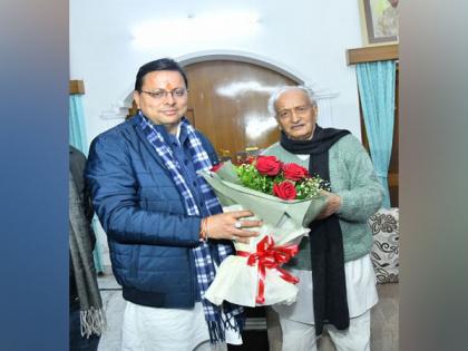 Pushkar Singh Dhami pays courtesy visit to Maharashtra Governor in Dehradun | Pushkar Singh Dhami pays courtesy visit to Maharashtra Governor in Dehradun