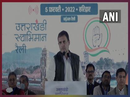 Haridwar: Congress will give LPG cylinder in less than Rs 500 if chosen to power, says Rahul Gandhi | Haridwar: Congress will give LPG cylinder in less than Rs 500 if chosen to power, says Rahul Gandhi