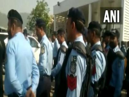 Heavy security outside Pakistan's National Assembly ahead of trust vote | Heavy security outside Pakistan's National Assembly ahead of trust vote Heavy security outside Pakistan's National Assembly ahead of trust vote | Heavy security outside Pakistan's National Assembly ahead of trust vote