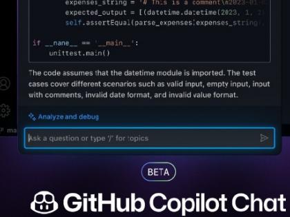 GitHub Copilot Chat now available in public beta for business users | GitHub Copilot Chat now available in public beta for business users