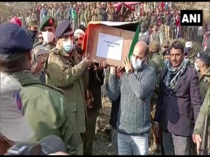 Srinagar terror attack: Tributes paid to ASI Ghulam Hassan at native village in Ramban | Srinagar terror attack: Tributes paid to ASI Ghulam Hassan at native village in Ramban
