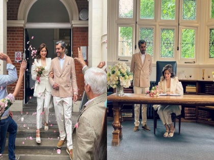 Kanika Kapoor shares beautiful photos from her church wedding, after a traditional one | Kanika Kapoor shares beautiful photos from her church wedding, after a traditional one