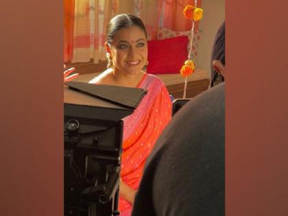 Kajol shares BTS picture from sets as she commences filming | Kajol shares BTS picture from sets as she commences filming