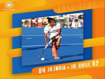 Indian junior women's hockey team come from behind to beat Chile 4-2 | Indian junior women's hockey team come from behind to beat Chile 4-2