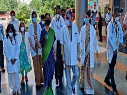 MoS Health Bharti Pawar reviews facilities at Delhi's RML Hospital | MoS Health Bharti Pawar reviews facilities at Delhi's RML Hospital