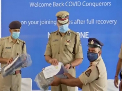 182 Covid hit police personnel resume duty in Hyderabad after recovery | 182 Covid hit police personnel resume duty in Hyderabad after recovery