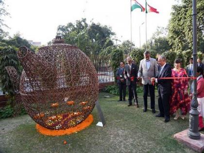 Portuguese president, Patel jointly inaugurate Cha-Chai art work at National Museum | Portuguese president, Patel jointly inaugurate Cha-Chai art work at National Museum Portuguese president, Patel jointly inaugurate Cha-Chai art work at National Museum | Portuguese president, Patel jointly inaugurate Cha-Chai art work at National Museum