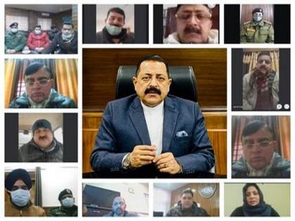 J-K: Union Minister Jitendra Singh reviews COVID-19 situation in his Lok Sabha constituency | J-K: Union Minister Jitendra Singh reviews COVID-19 situation in his Lok Sabha constituency