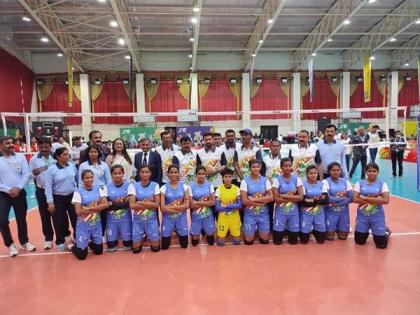 Anurag Thakur interacts with participants ahead of Khelo India University Games 2021 in Bengaluru | Anurag Thakur interacts with participants ahead of Khelo India University Games 2021 in Bengaluru