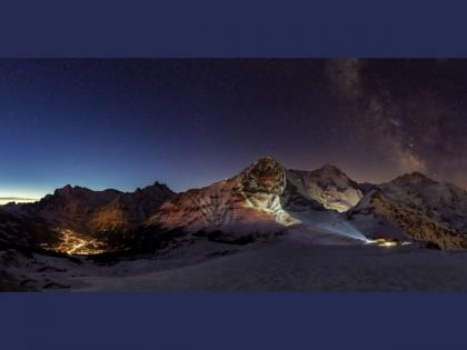 Tiger on Eiger - Largest artwork atop the Swiss Peak | Tiger on Eiger - Largest artwork atop the Swiss Peak