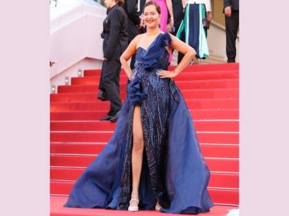 Manya Pathak walks Cannes Red Carpet looking stunning in luxury brand designer dream collection by Anjali Phougat | Manya Pathak walks Cannes Red Carpet looking stunning in luxury brand designer dream collection by Anjali Phougat