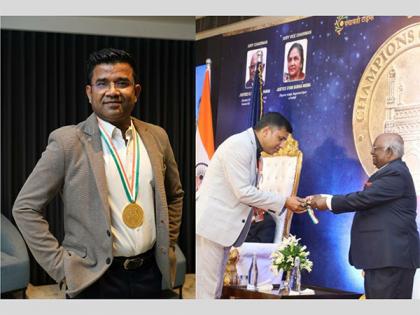 Dr Sukanta Kumar Jena, CEO of Inovaantage felicitated with 'Champions of Change' Telengana Award 2021 | Dr Sukanta Kumar Jena, CEO of Inovaantage felicitated with 'Champions of Change' Telengana Award 2021