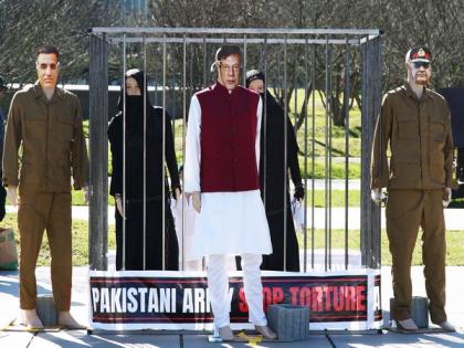 Protestors outside UNHRC headquarters use posters, props to recreate Pak Army's atrocities | Protestors outside UNHRC headquarters use posters, props to recreate Pak Army's atrocities Protestors outside UNHRC headquarters use posters, props to recreate Pak Army's atrocities | Protestors outside UNHRC headquarters use posters, props to recreate Pak Army's atrocities