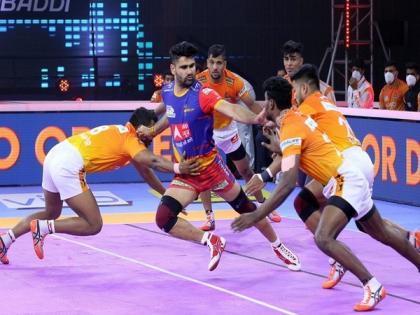 PKL: Pardeep Narwal stars as UP Yoddha beat Puneri Paltan to clinch semis berth | PKL: Pardeep Narwal stars as UP Yoddha beat Puneri Paltan to clinch semis berth