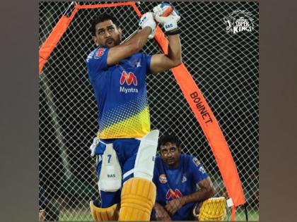 IPL 2021: Dhoni hits the nets as he gears up for upcoming season | IPL 2021: Dhoni hits the nets as he gears up for upcoming season