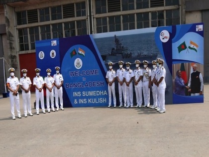 Indian Naval Ships arrive in Bangladesh to mark 50th anniversary of 1971 Liberation war | Indian Naval Ships arrive in Bangladesh to mark 50th anniversary of 1971 Liberation war