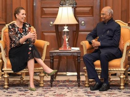 Denmark PM Mette Frederiksen calls on President Kovind | Denmark PM Mette Frederiksen calls on President Kovind