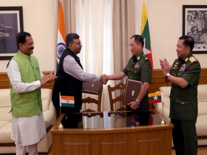 India, Myanmar sign MoU on defence co-operation | India, Myanmar sign MoU on defence co-operation