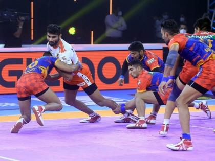 PKL: UP Yoddha stages second-half comeback to share spoils with Gujarat Giants | PKL: UP Yoddha stages second-half comeback to share spoils with Gujarat Giants