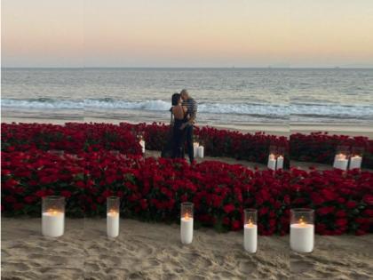 It's official! Kourtney Kardashian, Travis Barker seal their relationship with engagement | It's official! Kourtney Kardashian, Travis Barker seal their relationship with engagement