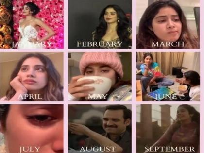Janhvi Kapoor draws inspiration from 2020 Challenge, says 'about September' as she shares Calendar 2020 | Janhvi Kapoor draws inspiration from 2020 Challenge, says 'about September' as she shares Calendar 2020
