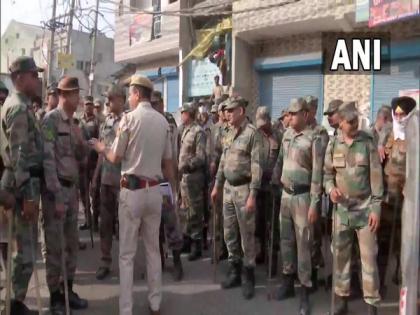 Delhi: Heavy security deployed in violence-hit Jahangirpuri | Delhi: Heavy security deployed in violence-hit Jahangirpuri