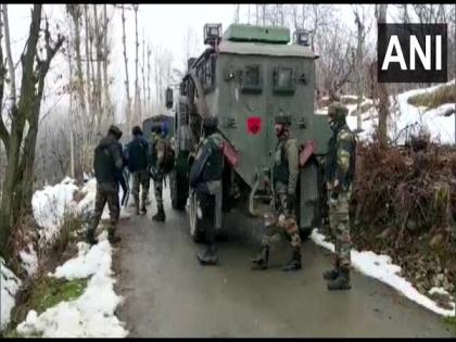 J-K: Encounter breaks out between terrorists, security forces in Budgam | J-K: Encounter breaks out between terrorists, security forces in Budgam