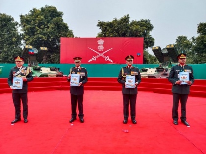 Army chief unveils Indian Army's UN journal titled 'Blue Helmet Odyssey' | Army chief unveils Indian Army's UN journal titled 'Blue Helmet Odyssey'