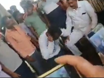 Ex-BJP MLA kicks youth, forces him to lick spit in Jharkhand | Ex-BJP MLA kicks youth, forces him to lick spit in Jharkhand Ex-BJP MLA kicks youth, forces him to lick spit in Jharkhand | Ex-BJP MLA kicks youth, forces him to lick spit in Jharkhand